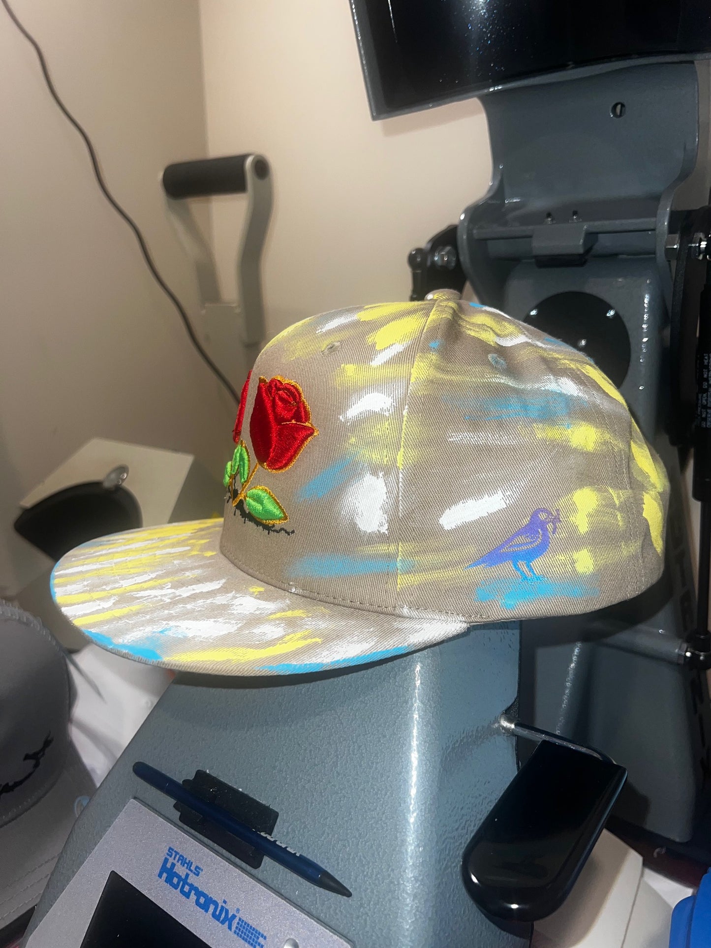 Hand Painted Still I Rose