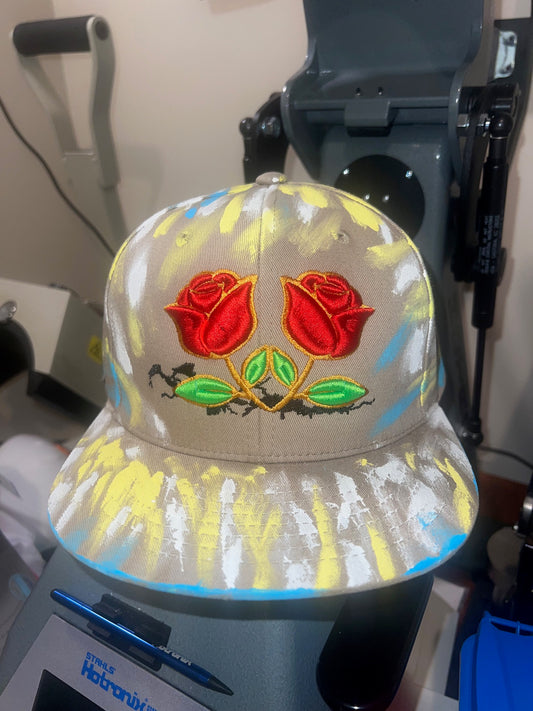 Hand Painted Still I Rose