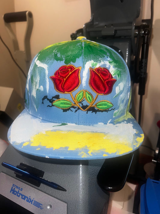 Hand Painted Still I Rose