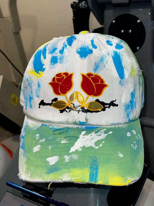 Hand Painted Dad Hat